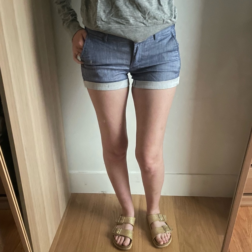 SCOTCH & SODA Blue Denim Shorts ROLLED UP HEM - 25